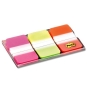 3M 686-PGO lengüeta de índice Separador en blanco con pestaña Verde, Naranja, Rosa
