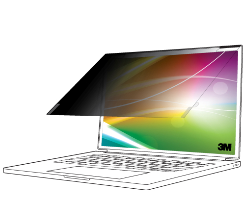 3M Filtro privacidad Bright Screen Microsoft® Surface® Pro 8, 9, 11, Pro X 13 pulg, 3:2, BPTMS002