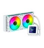 ABYSM AB324012 sistema de refrigeración para ordenador Procesador Sistema de refrigeración líquida todo en uno 12 cm Blanco 1 pieza(s)