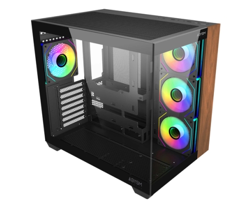 ABYSM Caja ATX Danube Sava Nature 285B Black