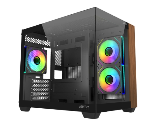ABYSM Caja M-ATX Danube Sava Nature 285C Black