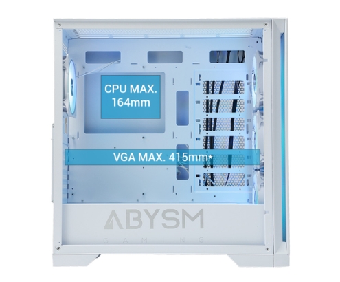 ABYSM Danube Mura BX300 White ARGB Torre Blanco