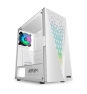 Abysm Gaming Danube Kolpa ARGB Caja PC ATX Cristal Templado USB 3.0 Blanco