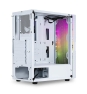 Abysm Gaming Danube Kolpa ARGB Caja PC ATX Cristal Templado USB 3.0 Blanco