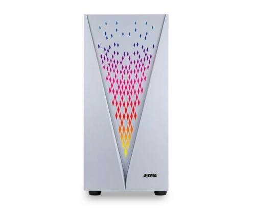 Abysm Gaming Danube Kolpa ARGB Caja PC ATX Cristal Templado USB 3.0 Blanco