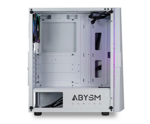 Abysm Gaming Danube Kolpa ARGB Caja PC ATX Cristal Templado USB 3.0 Blanco