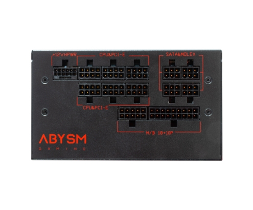ABYSM Morpheo GX5 1000W unidad de fuente de alimentación 20+4 pin ATX ATX Negro, Rojo