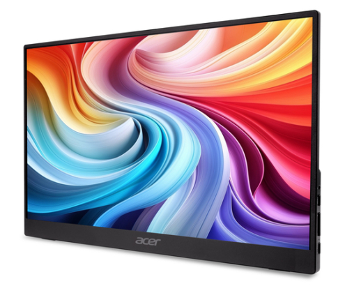 Acer PM161QB1bmiuux Monitor portátil Negro 39,6 cm (15.6