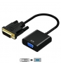 ADAPTADOR AISENS DVI 24+1 MACHO A VGA HDB15 HEMBRA USB MICRO-B 10CM NEGRO A147-0352