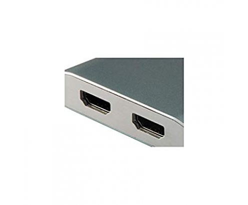 ADAPTADOR EQUIP USB-C MACHO A 2 HDMI HEMBRA 133464 
