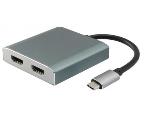 ADAPTADOR EQUIP USB-C MACHO A 2 HDMI HEMBRA 133464 