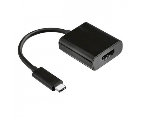 ADAPTADOR EQUIP USB-C MACHO A MINI DISPLAY PORT HEMBRA CAJA ALUMINIO NEGRO 133459 