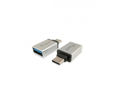 ADAPTADOR EQUIP USB-C MACHO A USB 3.0 TIPO A HEMBRA GRIS 133473 