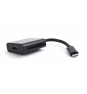 ADAPTADOR GEMBIRD USB 3.1 TIPO-C MACHO A HDMI HEMBRA NEGRO A-CM-HDMIF-01