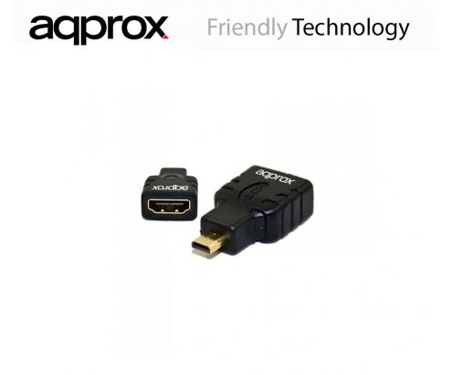 ADAPTADOR HDMI H A MICRO HDMI M APPROX APPC19