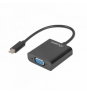 ADAPTADOR LANBERG USB TIPO-C MACHO A VGA HEMBRA 15CM NEGRO AD-UC-VG-01