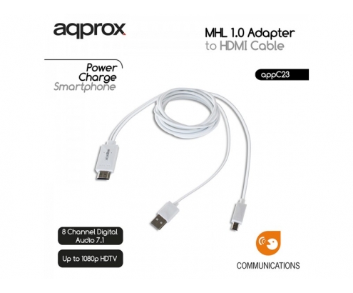 ADAPTADOR MHL 1.0 A HDMI APPROX APPC23
