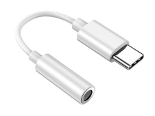 Adaptador Nubbeh Soul USB-C a Jack 3,5 mm Blanco