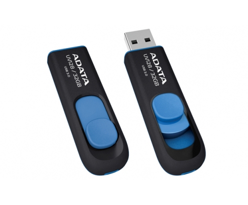 ADATA DashDrive UV128 pendrive 128gb unidad flash USB USB tipo A 3.2 Gen 1 3.1 Gen 1 Negro, Azul