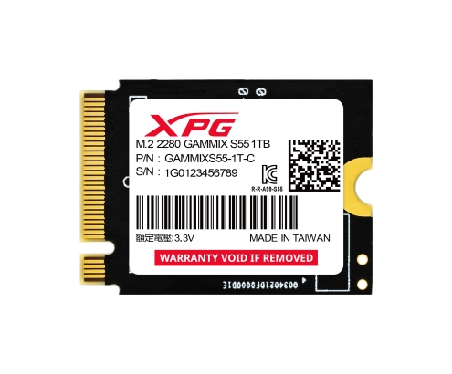 ADATA SGAMMIXS55-1T-C unidad de estado sólido M.2 1 TB PCI Express 4.0 3D NAND NVMe