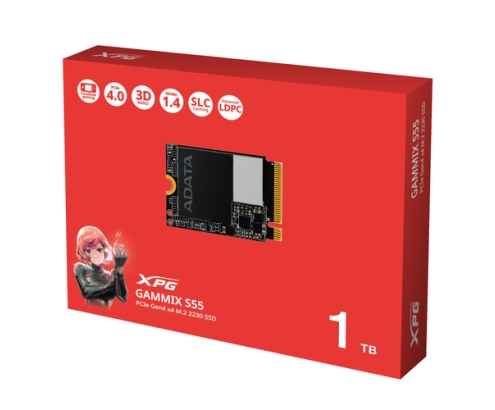 ADATA SGAMMIXS55-1T-C unidad de estado sólido M.2 1 TB PCI Express 4.0 3D NAND NVMe