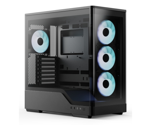 Aerocool P500A-BK Midi Tower Negro