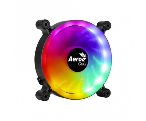 Aerocool Spectro 12 FRGB  Ventilador 12cm negro translucido SPECTRO12