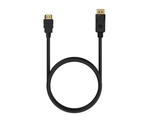 AISENS A125-0551 adaptador de cable de vÍ­deo 1,5 m DisplayPort HDMI tipo A (Estándar) Negro