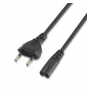 AISENS A132-0173 cable de transmisión Negro 1,5 m CEE7/7 C7 acoplador