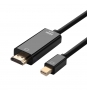 AISENS Adaptador de cable de vídeo Mini DisplayPort/HDMI 3 m Negro