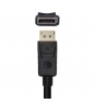 AISENS Cable Conversor DisplayPort A HDMI, DP/M-HDMI/M, Negro, 3.0m