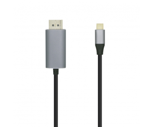 AISENS Cable conversor USB-C a Displayport 4K@60HZ 0.8m Negro