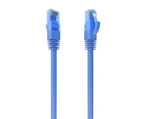 AISENS Cable De Red Latiguillo RJ45 Cat.6 UTP AWG26 CCA, Azul, 4.0 m