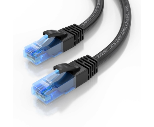 AISENS Cable De Red Latiguillo RJ45 Cat.6 UTP AWG26 CCA, Negro, 2.0 m