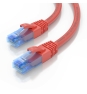 AISENS Cable De Red Latiguillo RJ45 Cat.6 UTP AWG26 CCA, Rojo, 1.0 m