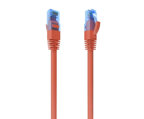 AISENS Cable De Red Latiguillo RJ45 Cat.6 UTP AWG26 CCA, Rojo, 1.0 m