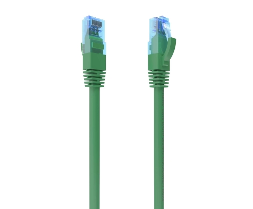 AISENS Cable De Red Latiguillo RJ45 Cat.6 UTP AWG26 CCA, Verde, 5.0 m