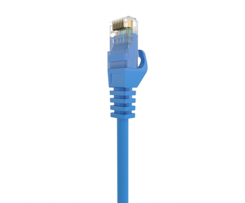 AISENS Cable de Red Latiguillo RJ45 LSZH Cat.6A 500 Mhz UTP AWG24, Azul, 1.0M