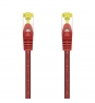 AISENS Cable De Red Latiguillo RJ45 LSZH Cat.7 600 MHz S/FTP PIMF AWG26, Rojo, 1.0 m