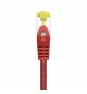 AISENS Cable De Red Latiguillo RJ45 LSZH Cat.7 600 MHz S/FTP PIMF AWG26, Rojo, 25 cm