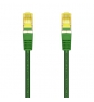 AISENS Cable De Red Latiguillo RJ45 LSZH Cat.7 600 MHz S/FTP PIMF AWG26, Verde, 0.5 m