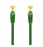 AISENS Cable De Red Latiguillo RJ45 LSZH Cat.7 600 MHz S/FTP PIMF AWG26, Verde, 25 cm