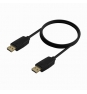 AISENS Cable DISPLAYPORT V1.2 CCS 4K@60Hz, DP/M-DP/M, Negro, 1.0m