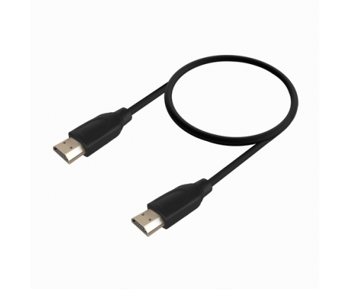 AISENS Cable HDMI V2.0 Premium Alta Velocidad / Hec 4K@60Hz 18Gbps, A/M-A/M, Negro, 0.5m