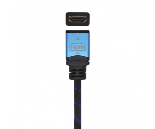 Aisens Cable Hdmi V2.0 prolongador premium alta velocidad macho a hembra negro azul 
