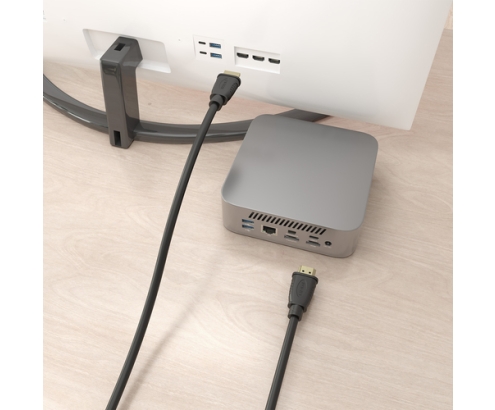 AISENS Cable HDMI V2.1 CCS Ultra Alta Velocidad / HEC 8K@60Hz 48Gbps, A/M-A/M, Negro, 5.0m