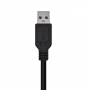 AISENS Cable USB 3.0, Tipo A/M-A/M, Negro, 2.0m