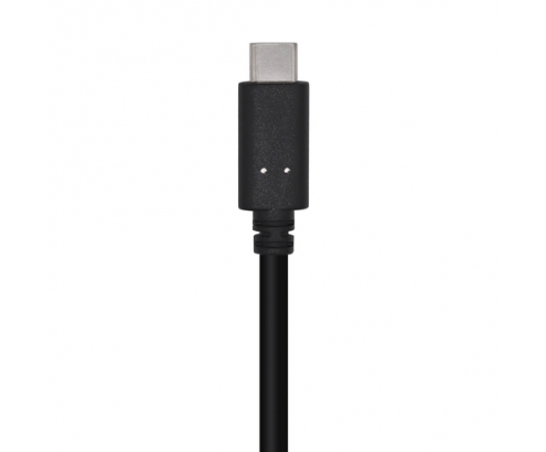 AISENS Cable USB 3.1 Gen 2 10 Gbps 3 A, Tipo C/M-A/M, Negro, 0.5m