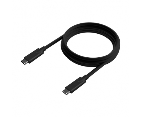 AISENS Cable USB 3.2 Gen1 5Gbps 4k@60Hz 3A 60W E-Marker, Tipo USB-C/M-USB-C/M, Negro, 4.0m