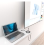 AISENS Cable USB 3.2 Gen1 Aluminio 5Gbps 4K@60Hz 3A 60W E-Mark, Tipo USB-C/M-USB-C/M, Negro, 10M